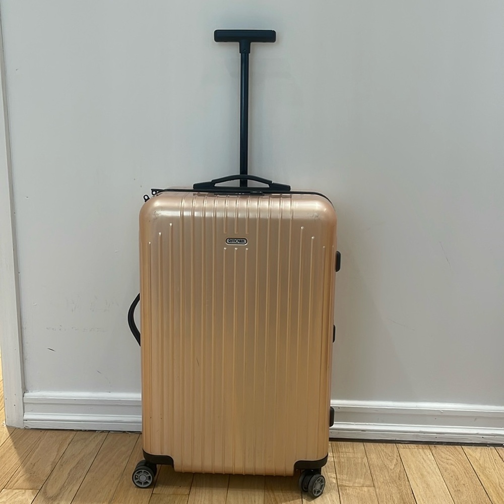 Rimowa Salsa Air Polycarbonate 4-wheels Suitcase (Metallic Pink) 26”x16”x10”